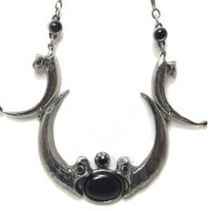 Martha Rotten Eagle Claw Moon Necklace